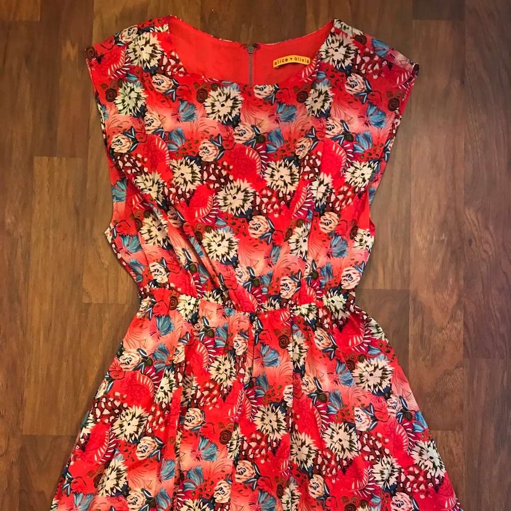 Alice & Olivia Floral Dress
